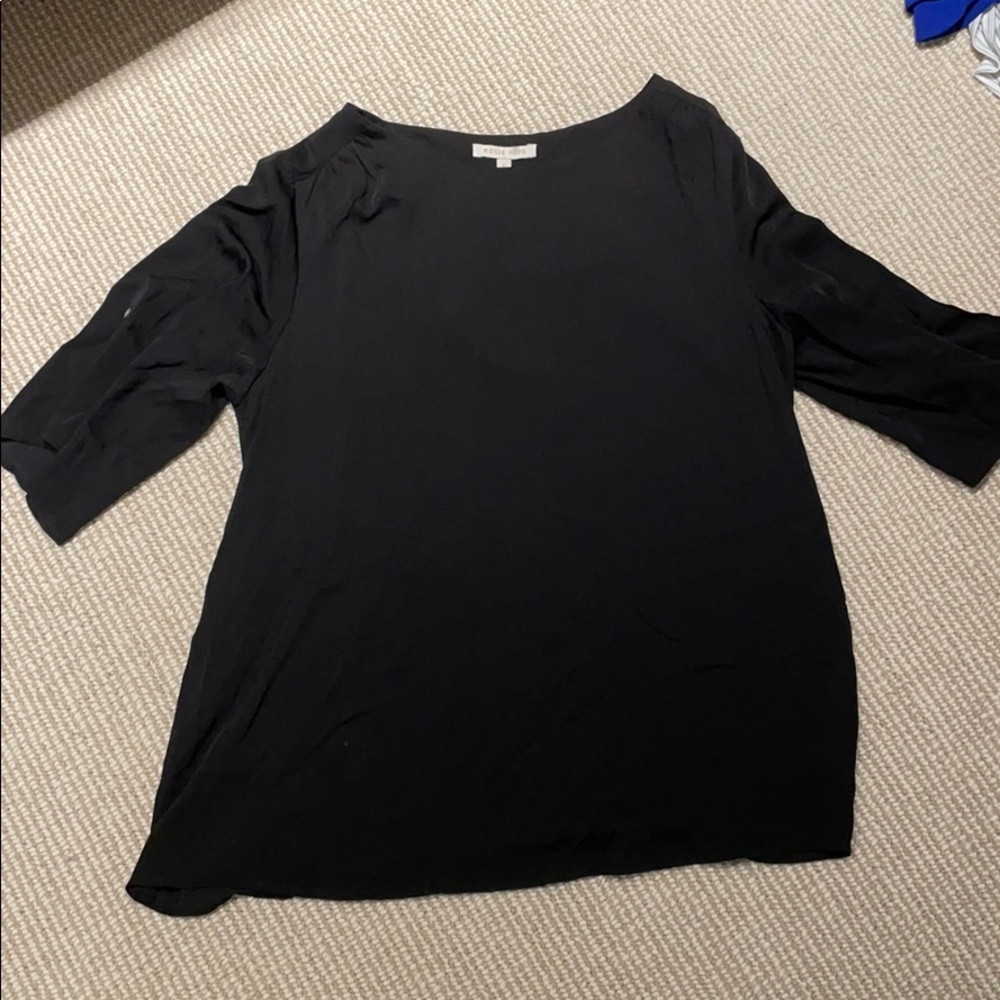 Rosie Pope black maternity blouse, medium